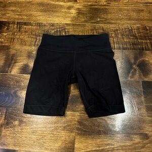 Athleta Girl Black Biker Shorts
